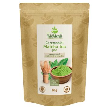 BioMenü Bio Matcha-Tee Zeremoniell Pulver 60 g